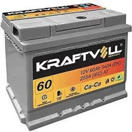 KRAFTVOLL AKÜ 12V60 AMPER L2 CA